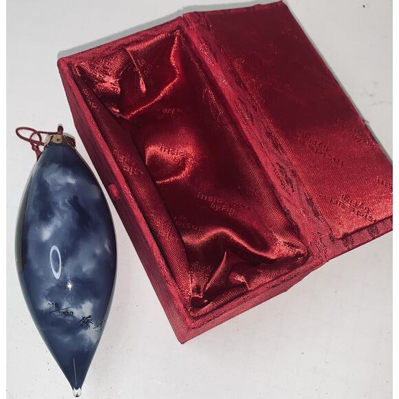 FIGI 5" Mary & Baby Jesus Dove Detail Reverse Painted Christmas Ornament Box EUC - Picture 10 of 12